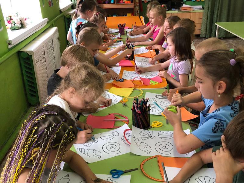 Занятие-аппликация «Пляжное ведерко с ракушками»